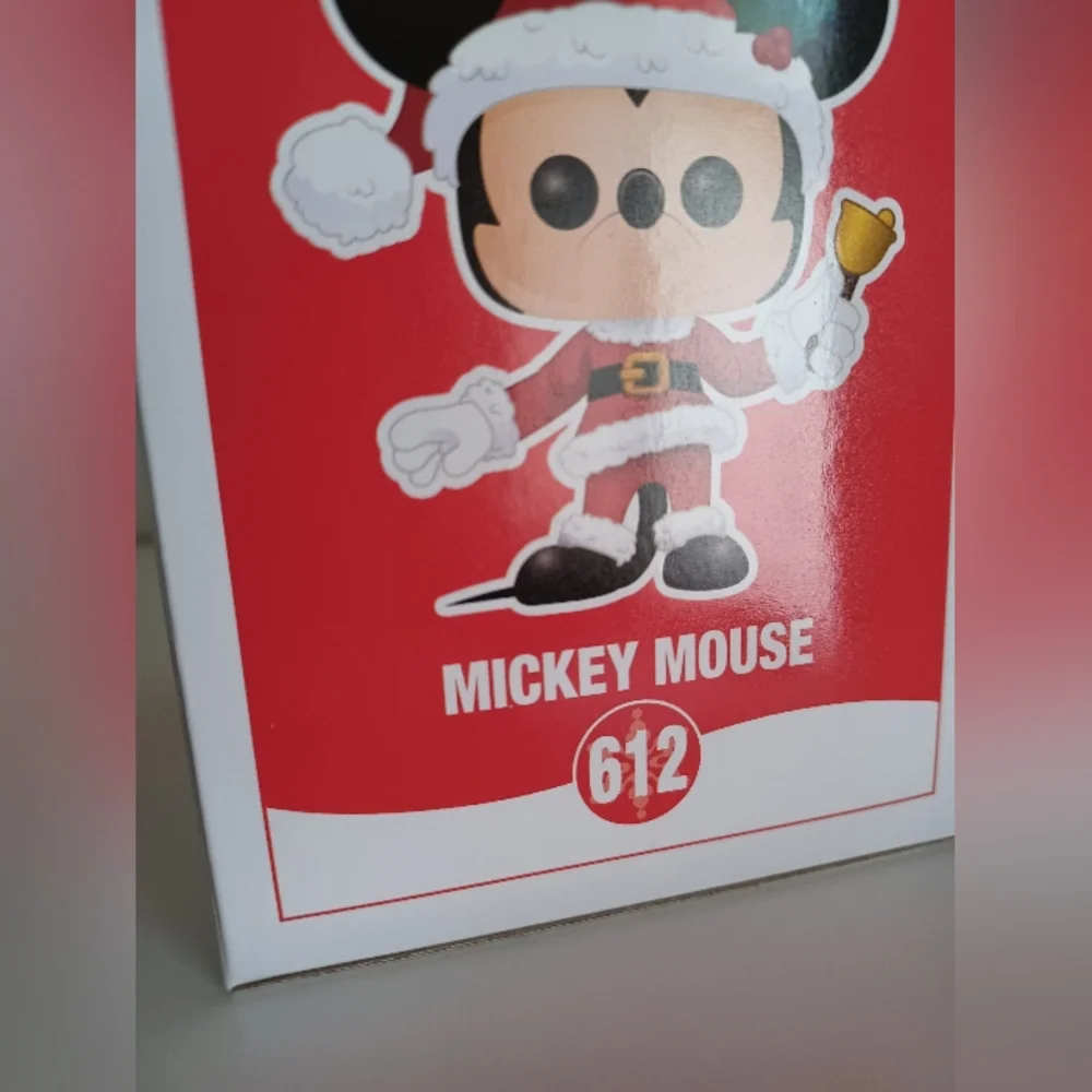 Mickey Mouse Santa Christmas Holiday 612 Vinyl Figure Funko Pop Collectible Toy
